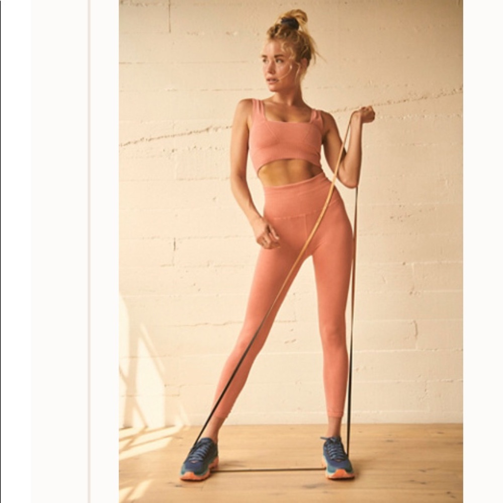 FREE PEOPLE FP MOVEMENT GOOD KARMA LEGGINGS AND SPORTS BRA